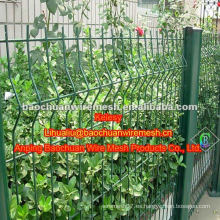 Valla de jardín valla de malla de alambre soldada recubierto de pvc